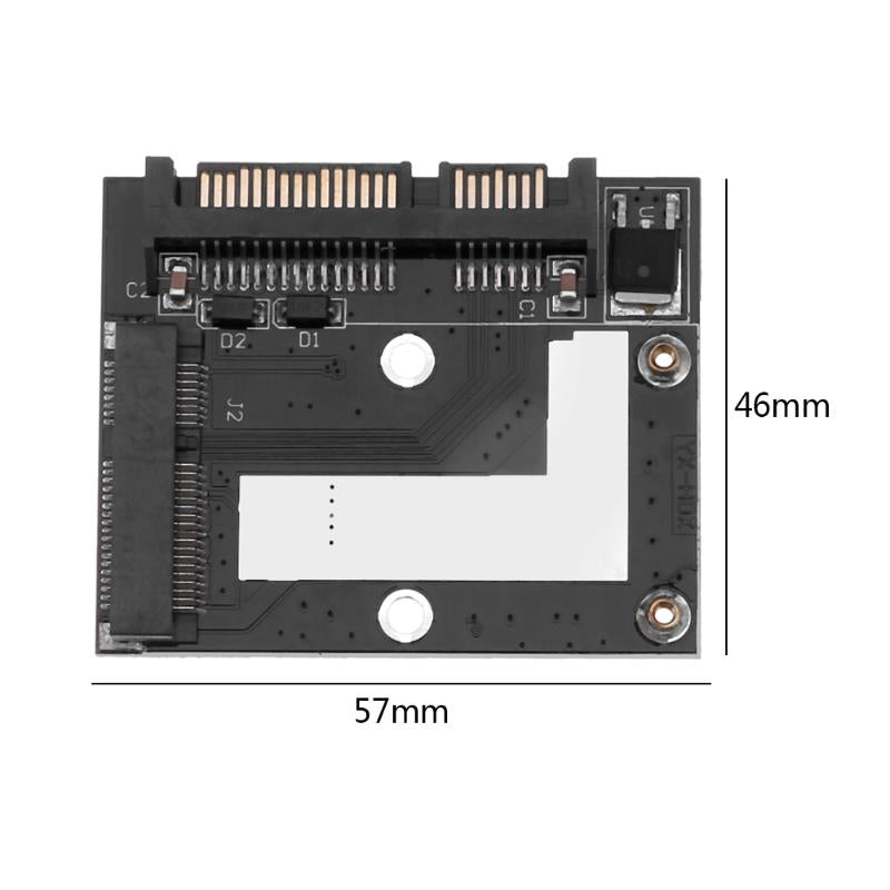 Mini Converter Adapter Card for mSATA Mini PCI-E SSD to 2.5inch SATA Port - ebowsos