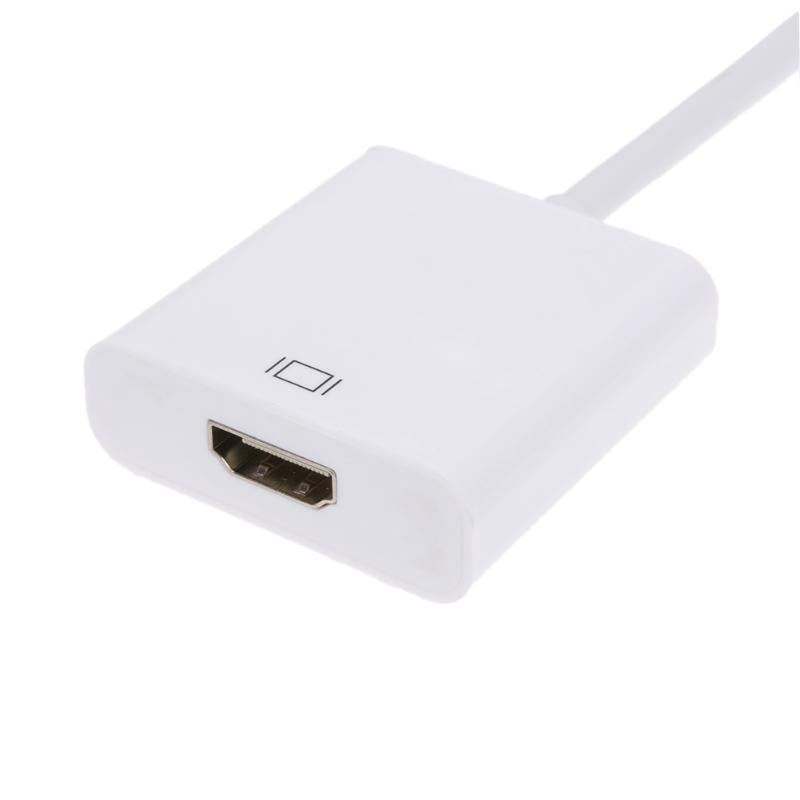 Mini DP Thunderbolt to HDMI Cable Male to Female Mini Displayport to HDMI Converter Adapter for PC Macbook Projector - ebowsos
