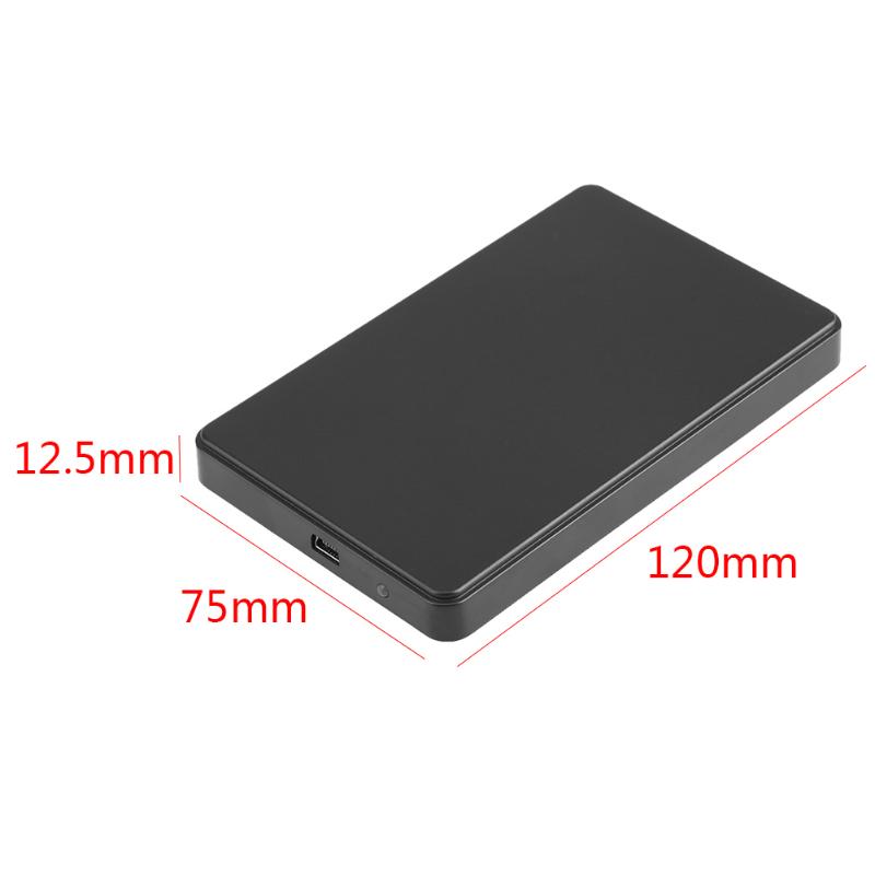 Portable External Notebook Hard Disk Case USB2.0 Port to IDE PATA 2.5inch HDD Notebook HDD Enclosure Box - ebowsos