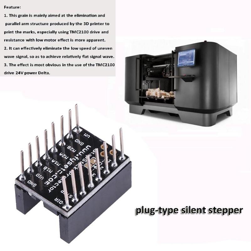 Professional 3D Printer Ultra Silent Silent Stepper Motor Driver Motherboard Accessories Plug-type Silent Stepper - ebowsos