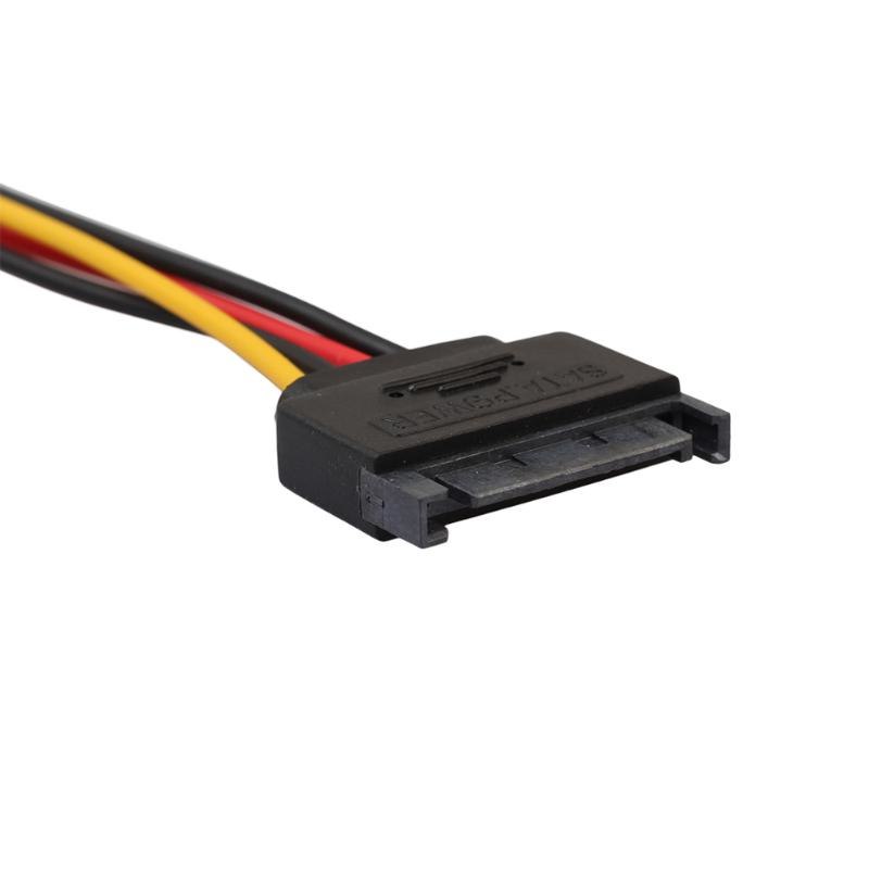 SATA 15pin to Big 4pin Power Cord 10pcs SATA Power Cord Connector SATA to IDE Power Cable Serial Power Cord - ebowsos