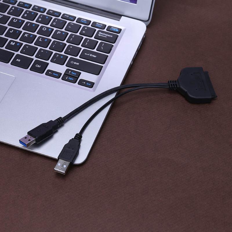 SATA Cable 7+15pin 5Gbps SATA to USB 3.0 Drive Converter Adapter Cable for 2.5inch HDD SSD - ebowsos