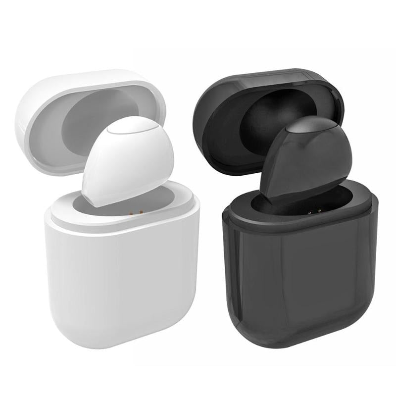 Single Ear Mini Wireless Bluetooth Earphone Stereo Sport Earbuds Wireless Headset With Charging Box For iPhone Xiaomi - ebowsos