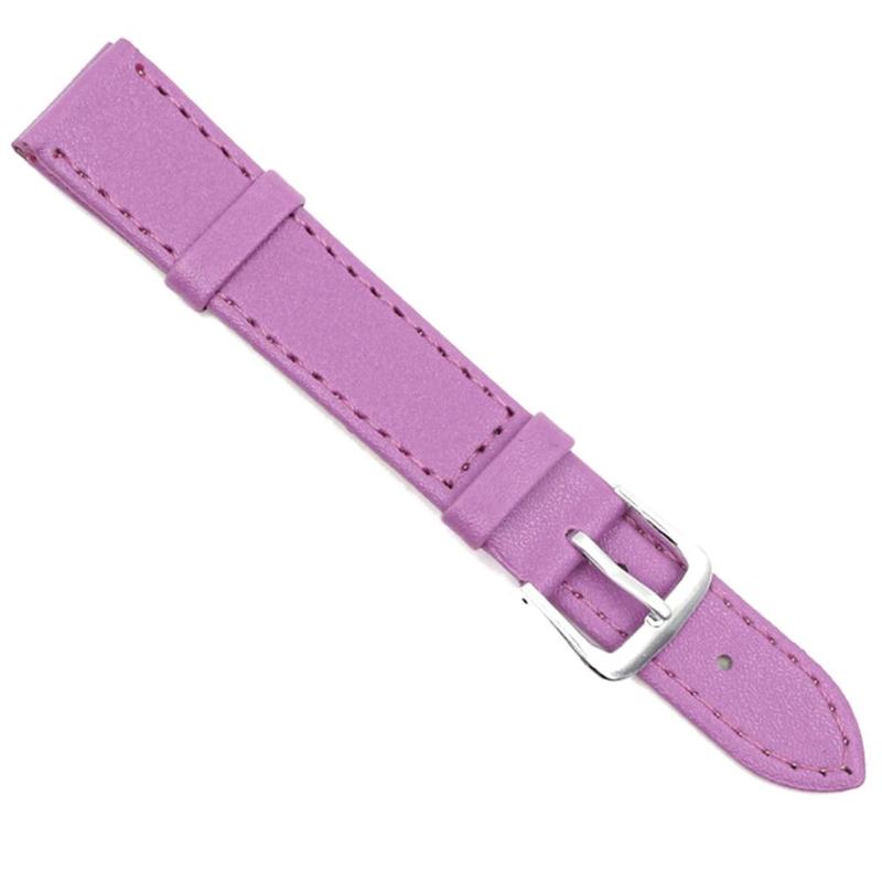 Smart Watch Belt Purple 0344 Watch Band Leather Straps Stainless Steel Watch accessories Pattern Bracelet Watchbands - ebowsos