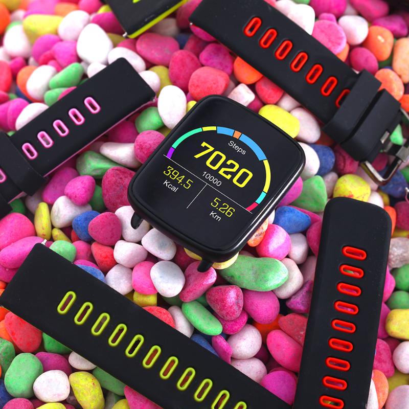 Sports Smart Watch 3m Under Waterproof 1.54" LCD IP68 Waterproof Bluetooth Sports Smart Watch Heart Rate Pedometer - ebowsos