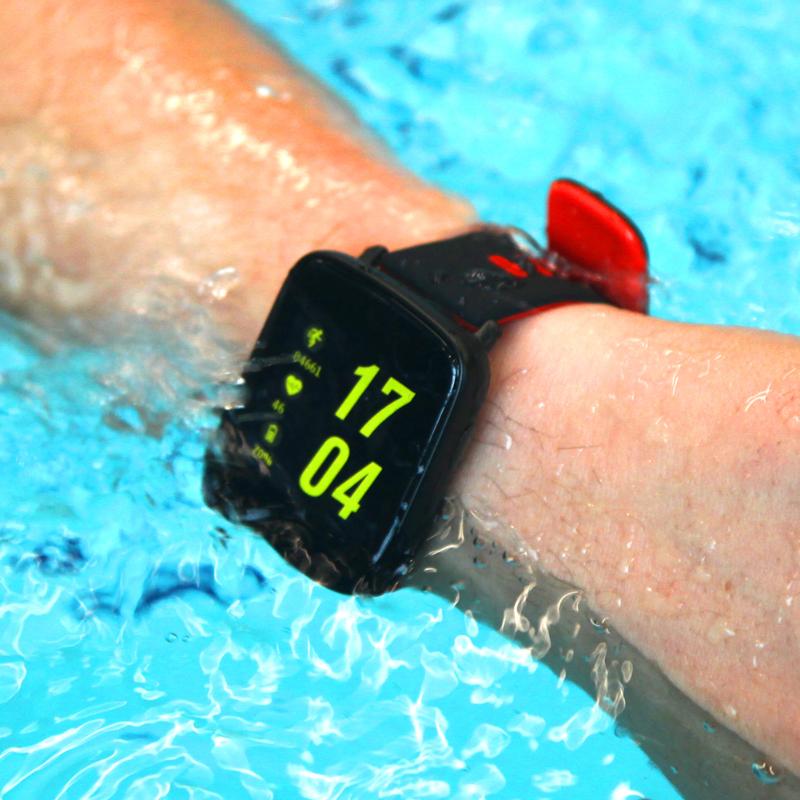 Sports Smart Watch 3m Under Waterproof 1.54" LCD IP68 Waterproof Bluetooth Sports Smart Watch Heart Rate Pedometer - ebowsos