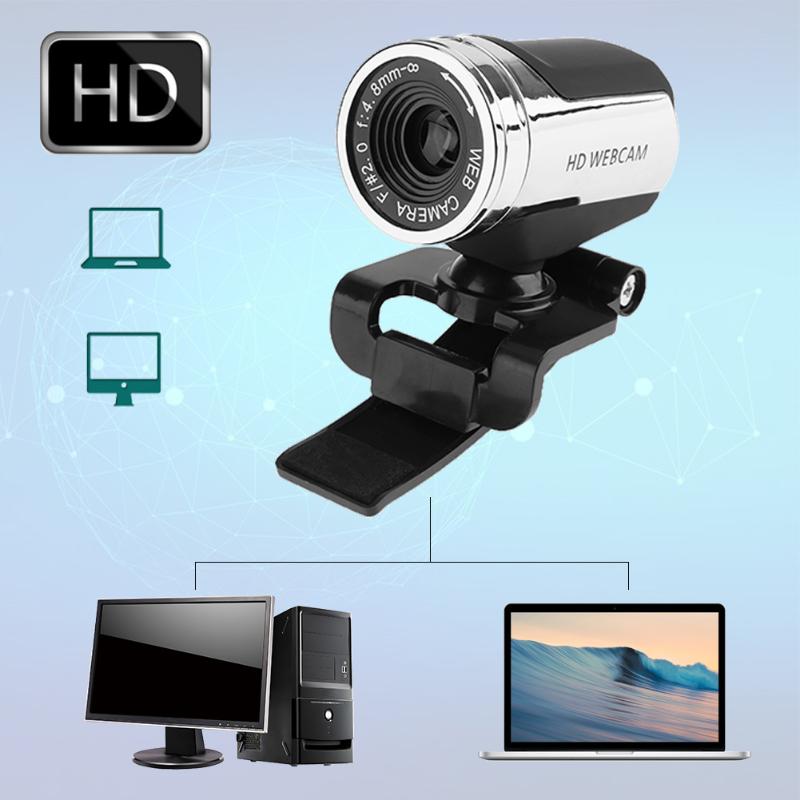 USB 2.0 12MP HD Network Camera With MIC Clip on 360 Degree for Desktop Computer PC Laptop For Network Video Call - ebowsos