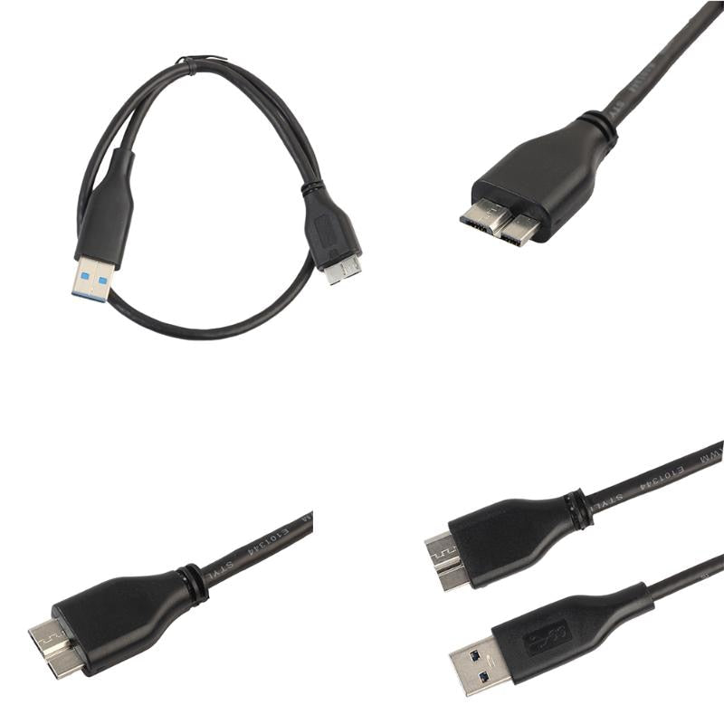 USB Cable 3.0 Technology Provides 4.8 Gbps HDD Data Cable A Male to Micro-B Extension Cord USB Extension Cord - ebowsos