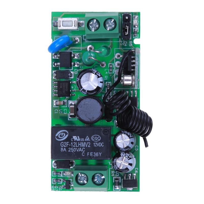 Universal 1CH DC15-120V/ AC85-250V Wireless Remote Control Receiver Switch Relay Receiver Module 315Mhz 433Mhz - ebowsos