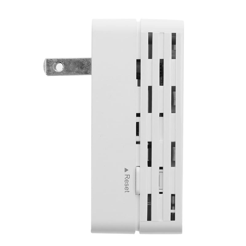 Wi-Fi Repeater 2.4GHz 300Mbps Wall Plug Wi-Fi Amplifier Repeater Extender with Built-in Antenna for PC Desktop - ebowsos