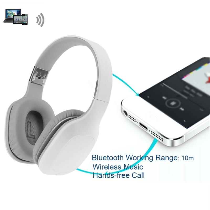 Wireless Earphone Portable Folding Wireless Bluetooth 4.1 Stereo Headset Earphone with 5pin Mini USB for PC Tablet - ebowsos