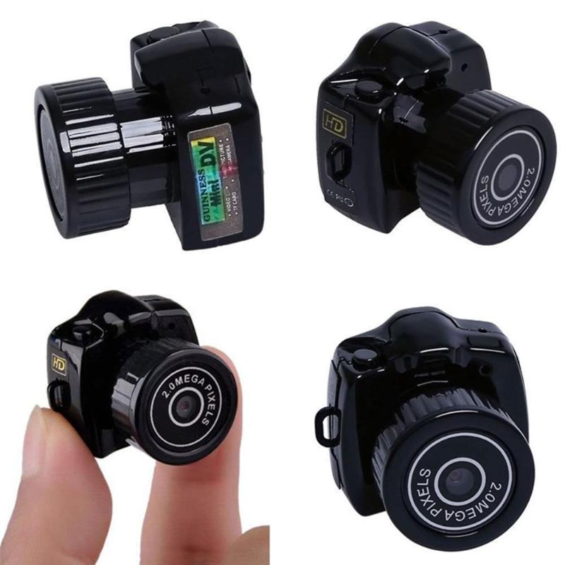 Y2000 Super Mini Video Camera 720P HD 1280*720 Keychain DV DVR Camcorder Recorder Web Cam For Aerial Photography Pets - ebowsos