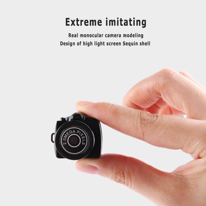 Y2000 Super Mini Video Camera 720P HD 1280*720 Keychain DV DVR Camcorder Recorder Web Cam For Aerial Photography Pets - ebowsos