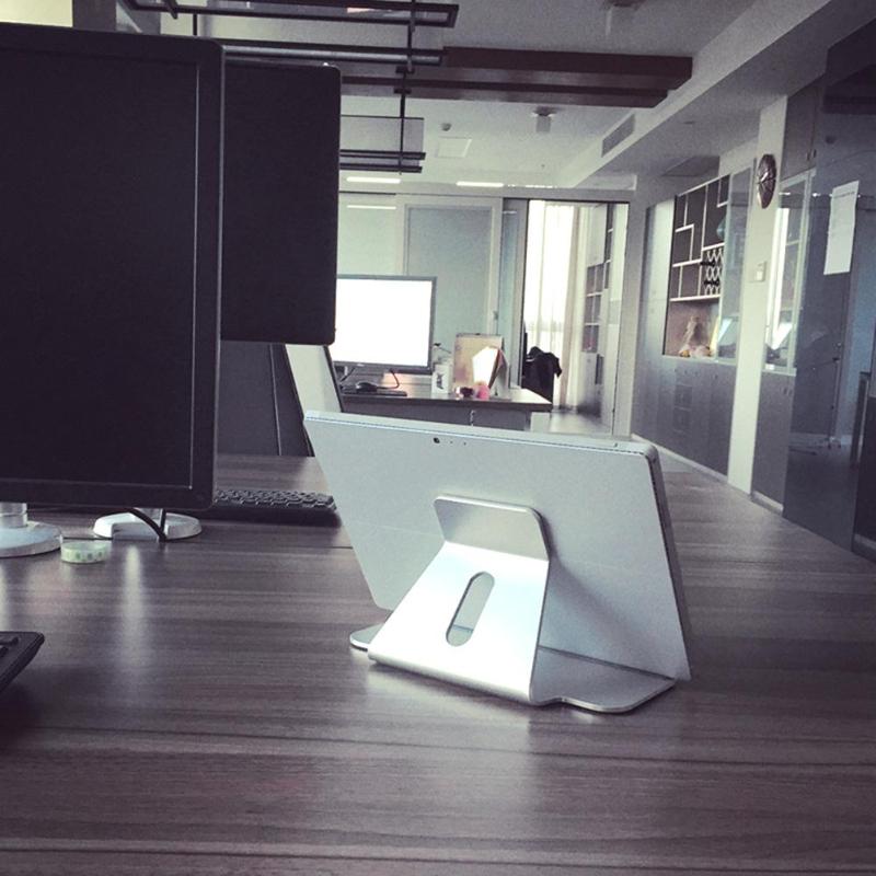 AP-7D Aluminium Alloy Tablet Stand 60 Degree Angle Table Holder Mount Bracket for 7.9-12.4inch Tablet High Quality Tablet Holder - ebowsos