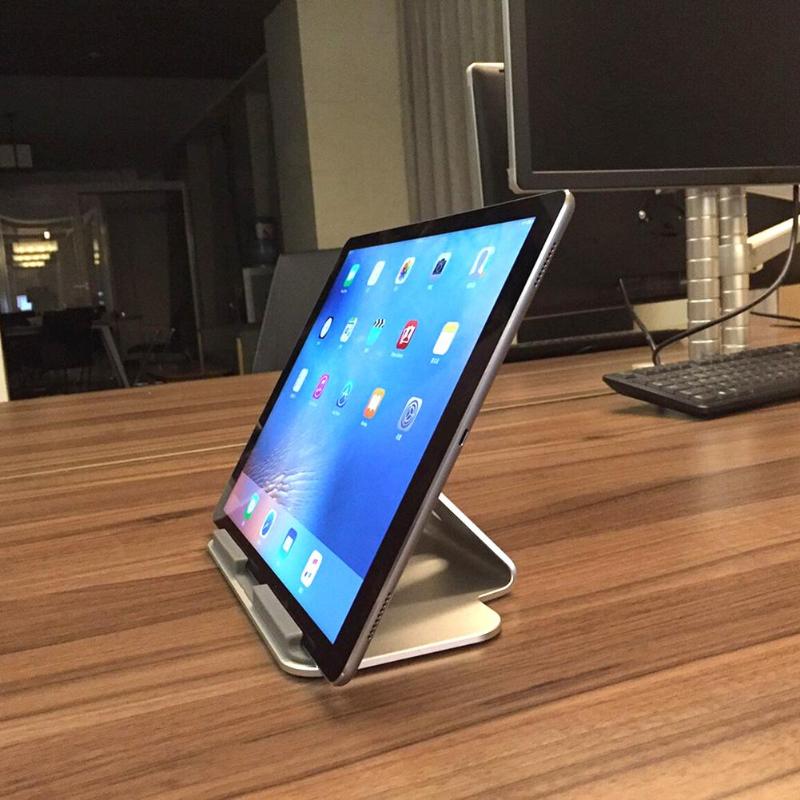 AP-7D Aluminium Alloy Tablet Stand 60 Degree Angle Table Holder Mount Bracket for 7.9-12.4inch Tablet High Quality Tablet Holder - ebowsos