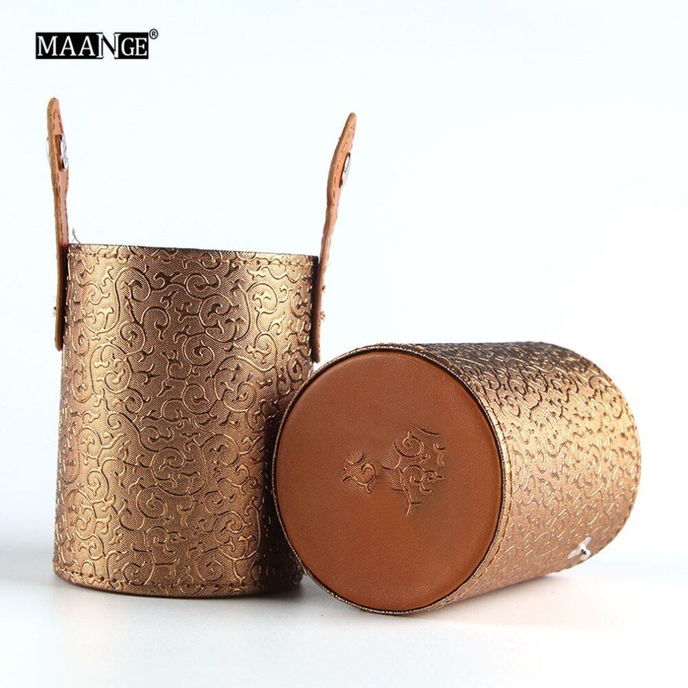 Acrylic Transparent Make Up Cosmetic Box Makeup Tool Makeup Brush Cylinder - ebowsos
