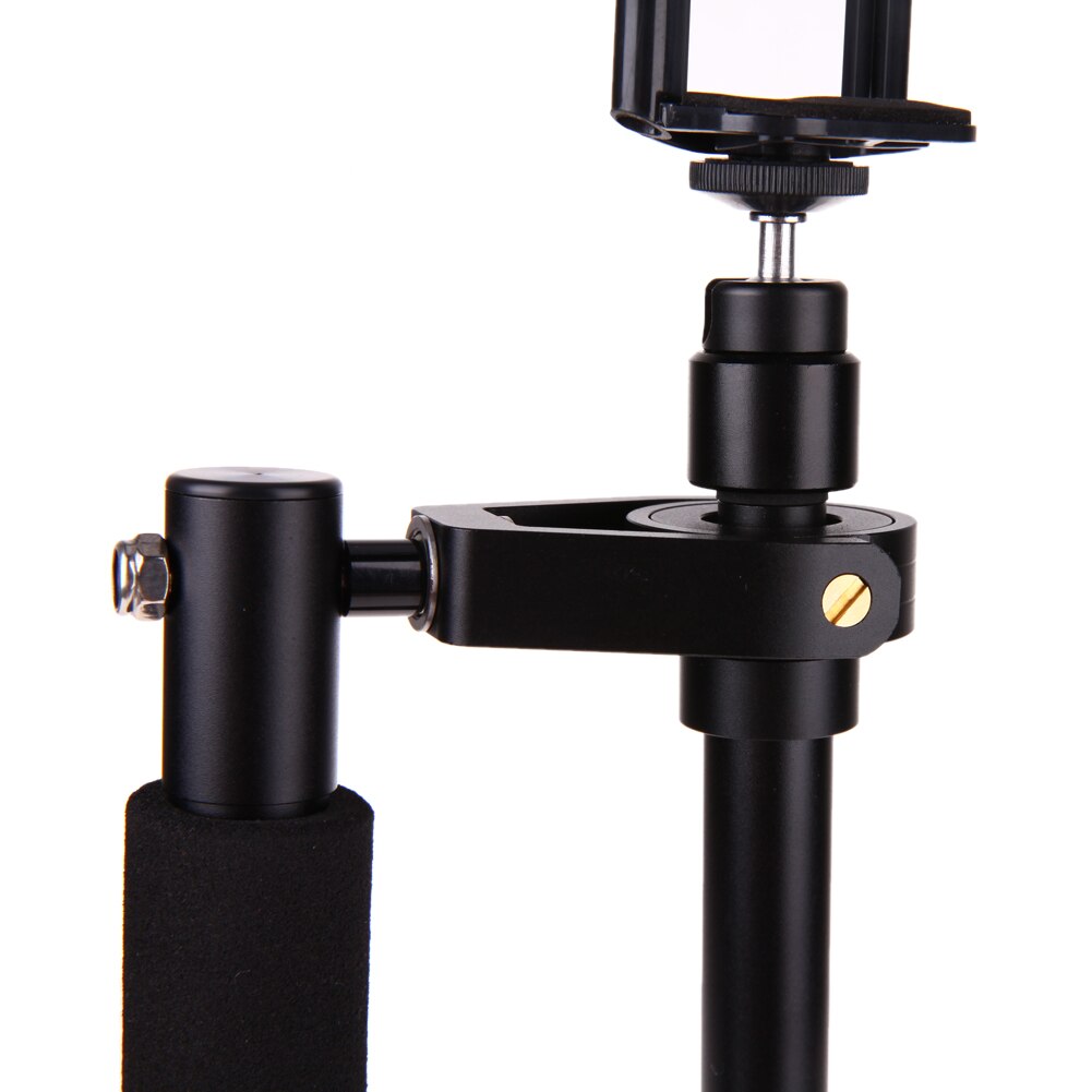 Adjustable Handheld Phone Stabilizer Steadycam Camera Video Shooting Stabilizer Phone Clip Rotated Connector for SJCAM Gopro 5 4 - ebowsos