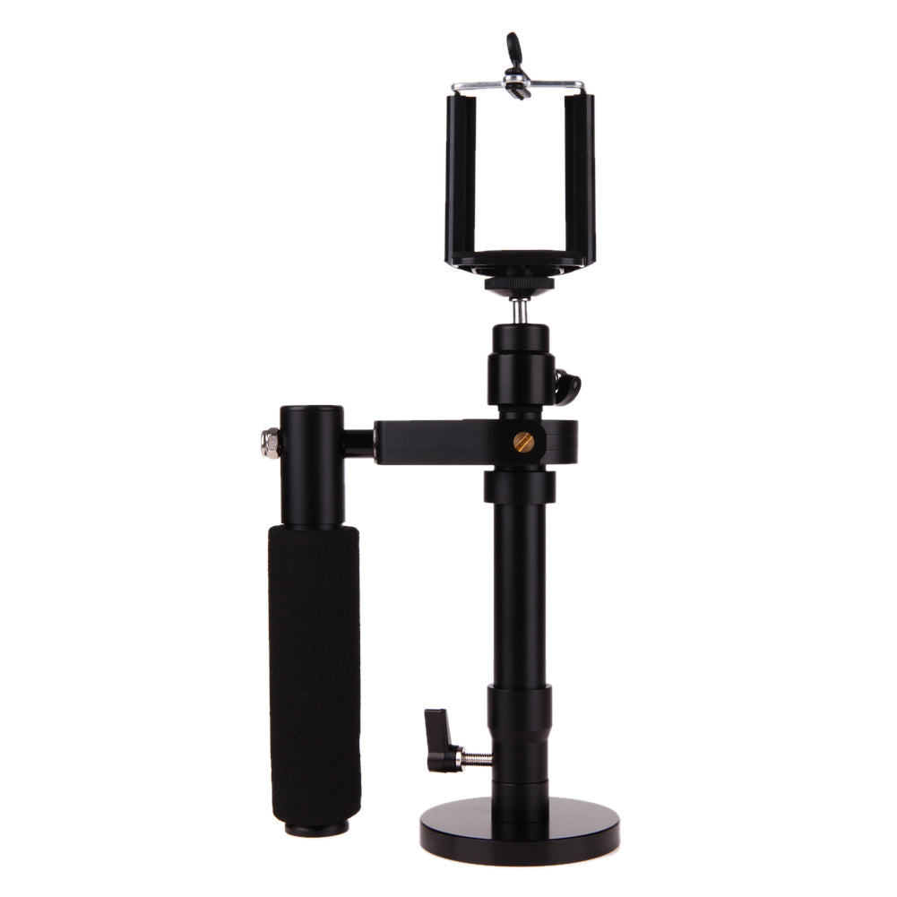 Adjustable Handheld Phone Stabilizer Steadycam Camera Video Shooting Stabilizer Phone Clip Rotated Connector for SJCAM Gopro 5 4 - ebowsos