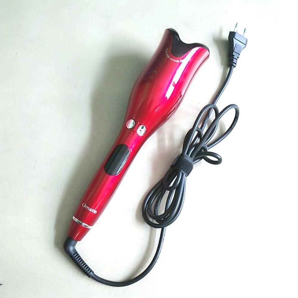 Air Spin Spray Hair Curler Heating Hair Styling Automatic Ceramic Rotating Curling Iron Magic Hair Machine Styler LED Display - ebowsos
