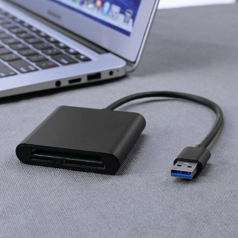 Aluminum Alloy Card Reader High Speed USB3.0 Multi-in-1 External Ultra High Speed Card Reader for PC Laptop - ebowsos