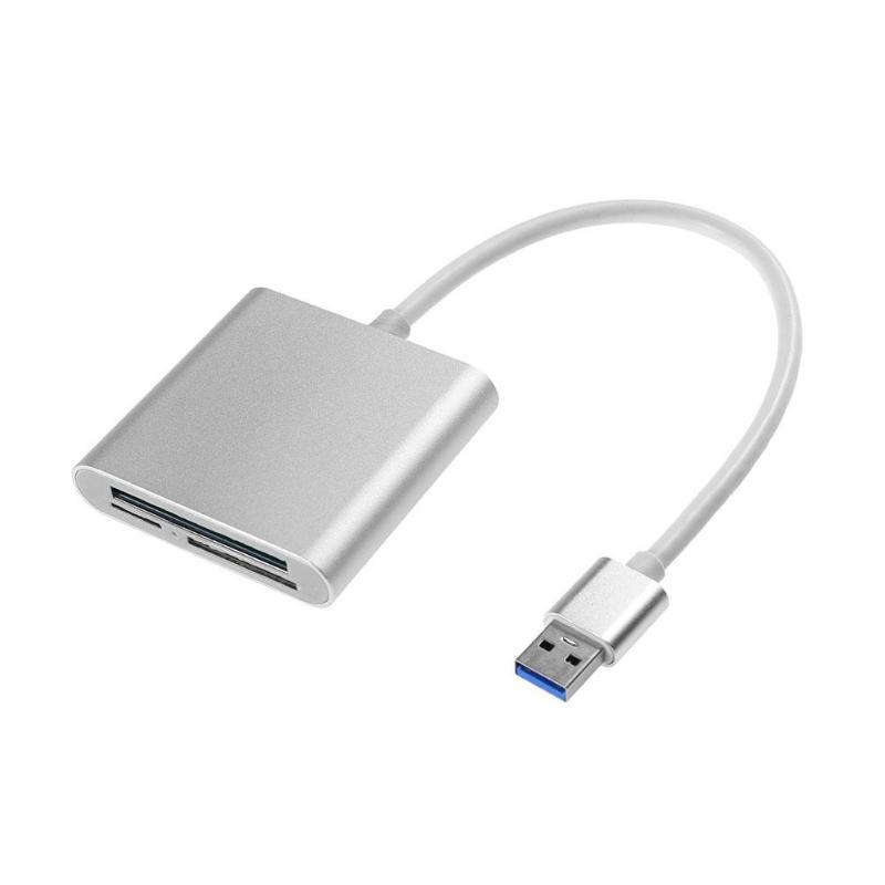 Aluminum Alloy Card Reader High Speed USB3.0 Multi-in-1 External Ultra High Speed Card Reader for PC Laptop - ebowsos