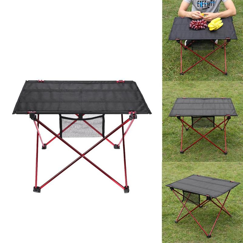 Aluminum Alloy Oxford Table Outdoor Portable Folding Table Small Camping Picnic Table Outdoor Folding Table-ebowsos