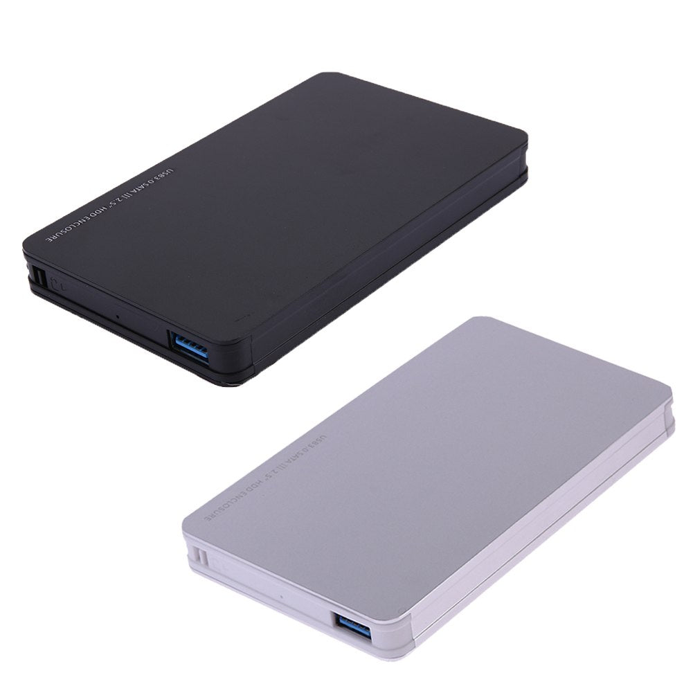Aluminum Alloy Shell HDD Enclosure USB 3.0 HDD Hard Drive External Enclosure Support 2.5" SATA I / II / III HDD/SSD (Up to 4TB) - ebowsos