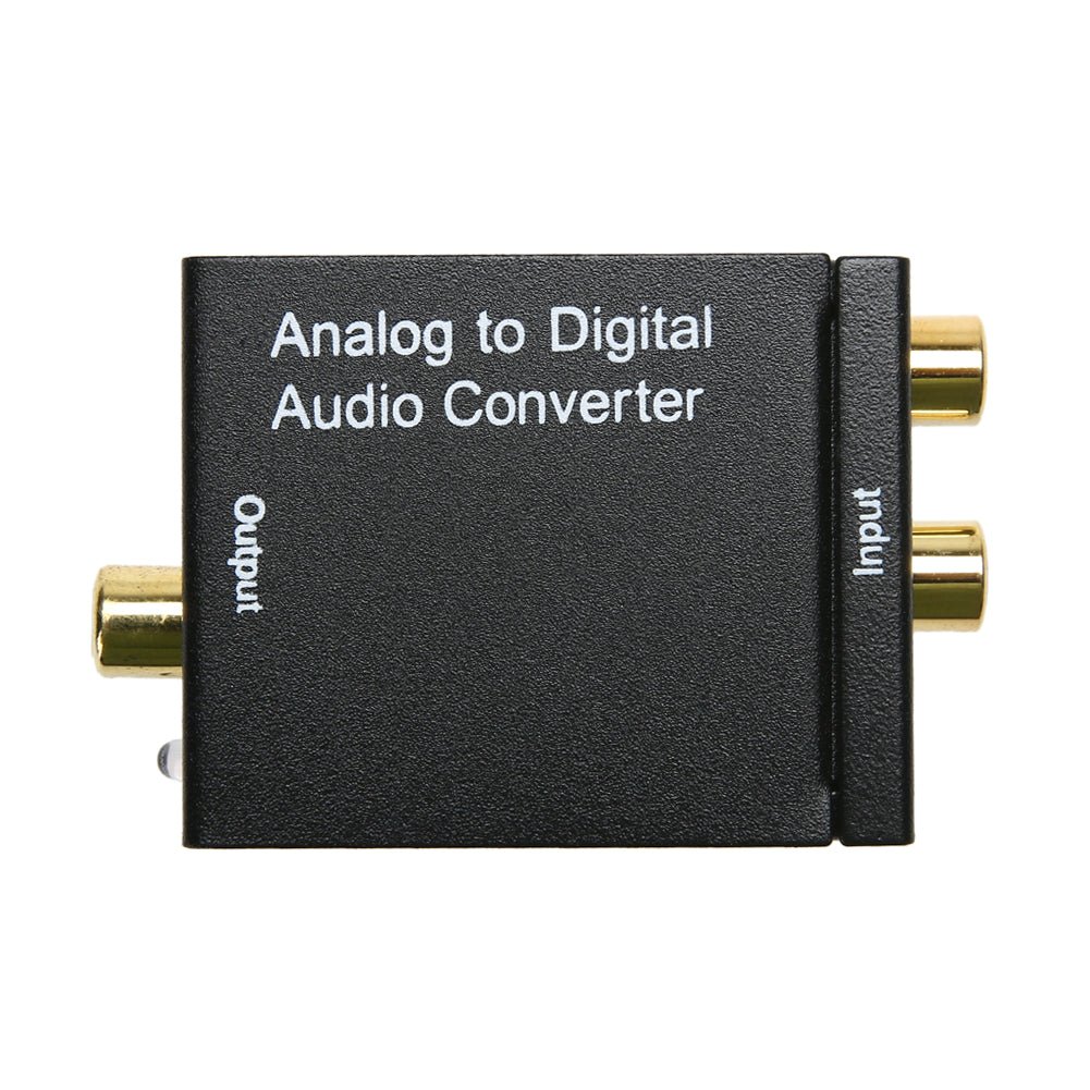 Analog L/R to Digital Audio Converter Adapter Digital Adaptador Optic Coaxial RCA Toslink Signal to Analog Audio Converter RCA - ebowsos