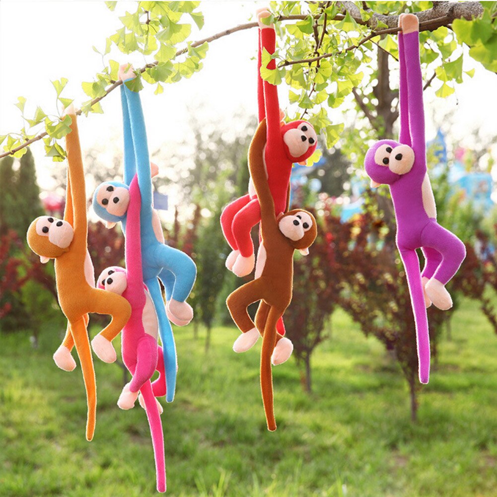 Animal Stuffed Toy 60cm Hanging Long Arm Monkey Cute Colorful Baby Doll Kids Gift Home Decoration Dropship-ebowsos