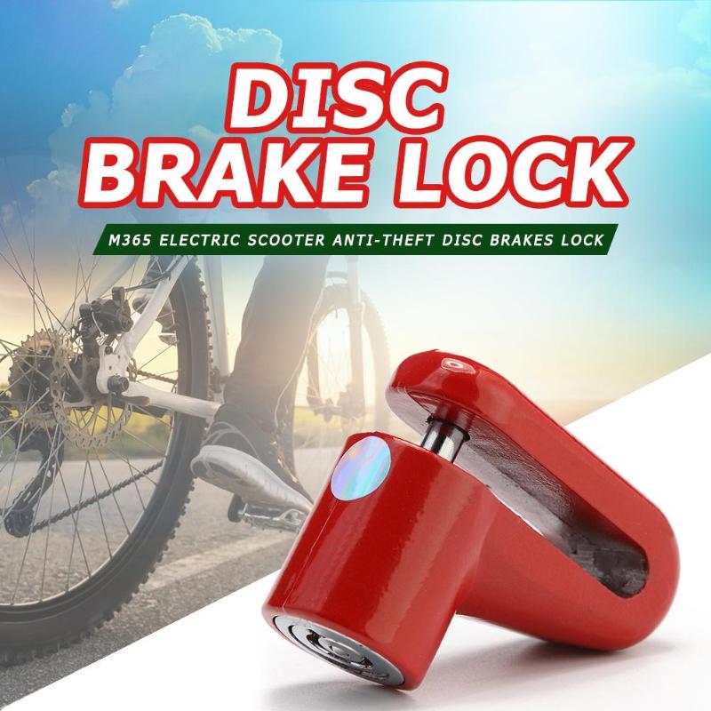 Anti-Theft Disc Brakes Lock with Steel Wire for Xiaomi Mijia M365 Electric Scooter Skateboard Wheels Lock Disc Brake Kickscooter-ebowsos