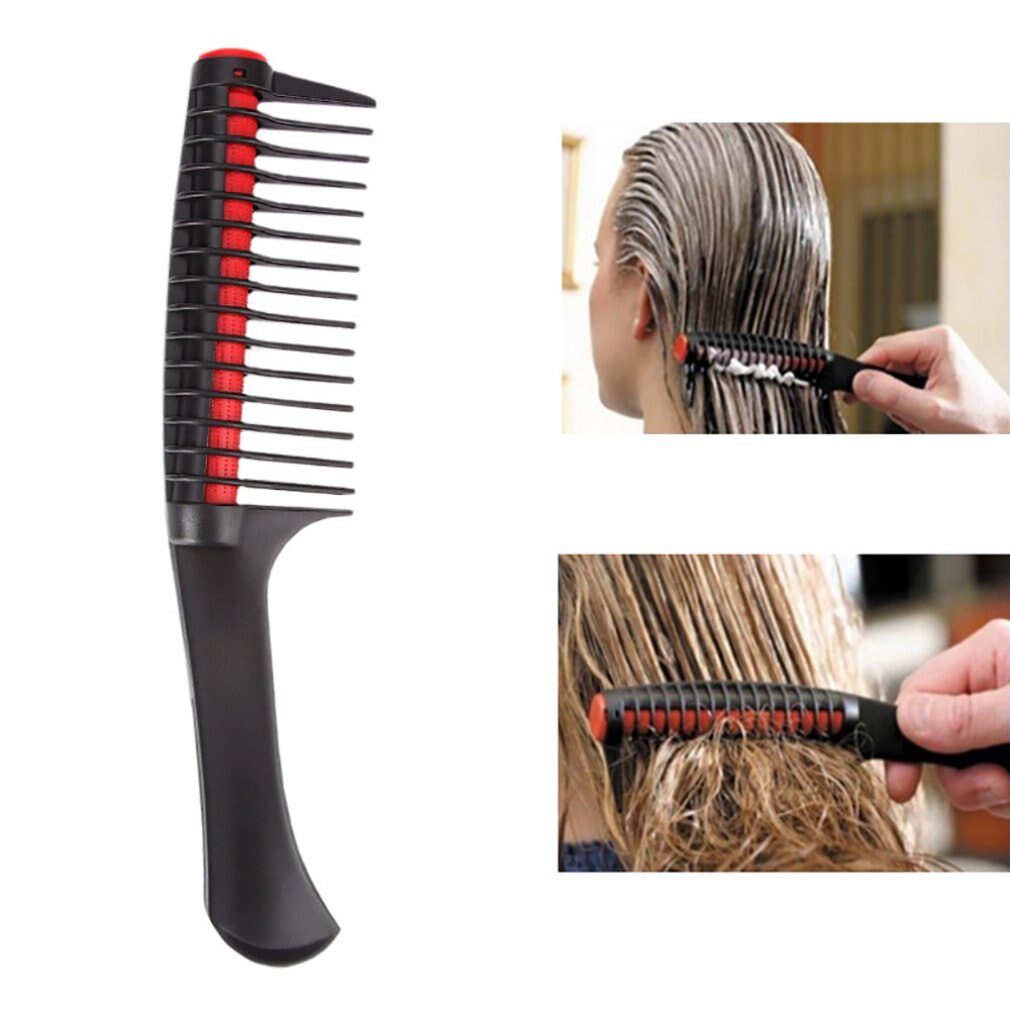 Anti-knot Hair Comb Cross Comb Professional Anti-knotting Hairdressing Comb for Women's Hare Care and Clean - ebowsos