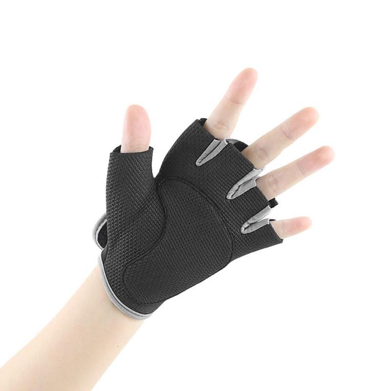 Anti-slip Sports Dumbbell Exercise Training Cycling Gloves Breathable Horizontal Bar Gym Wrist Pull-up Half Finger Glove-ebowsos