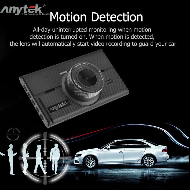 Anytek G68 4.0 Inch 1080P Dual Lens Car DVR Camera Video Recorder G-sensor Night Vision Dash Cam Video Registrars for Cars DVR - ebowsos