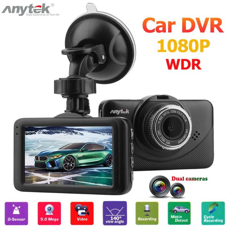 Anytek X18 3.0 Inch 1080P FHD Car DVR Camera Recorder WDR G-sensor Dash Cam 140 Wide Angle CAR Camera WDR Wide Dynamic Range New - ebowsos