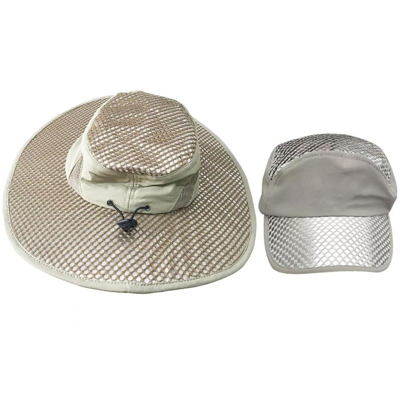 Arctic Cap Cooling Ice Cap Sunscreen Hydro Cooling Bucket Hat Arctic Hat with UV Protection for Men Women-ebowsos