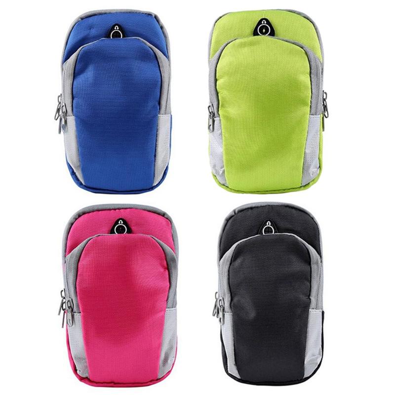 Armband Case Zippered Fitness Running Arm Band Bag Pouch Jogging Workout Cover For Less 6 inch Smart Phone High Quality Bag - ebowsos