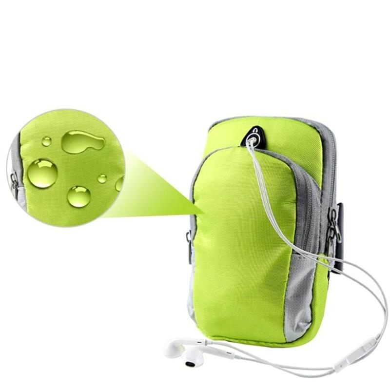 Armband Case Zippered Fitness Running Arm Band Bag Pouch Jogging Workout Cover For Less 6 inch Smart Phone High Quality Bag - ebowsos
