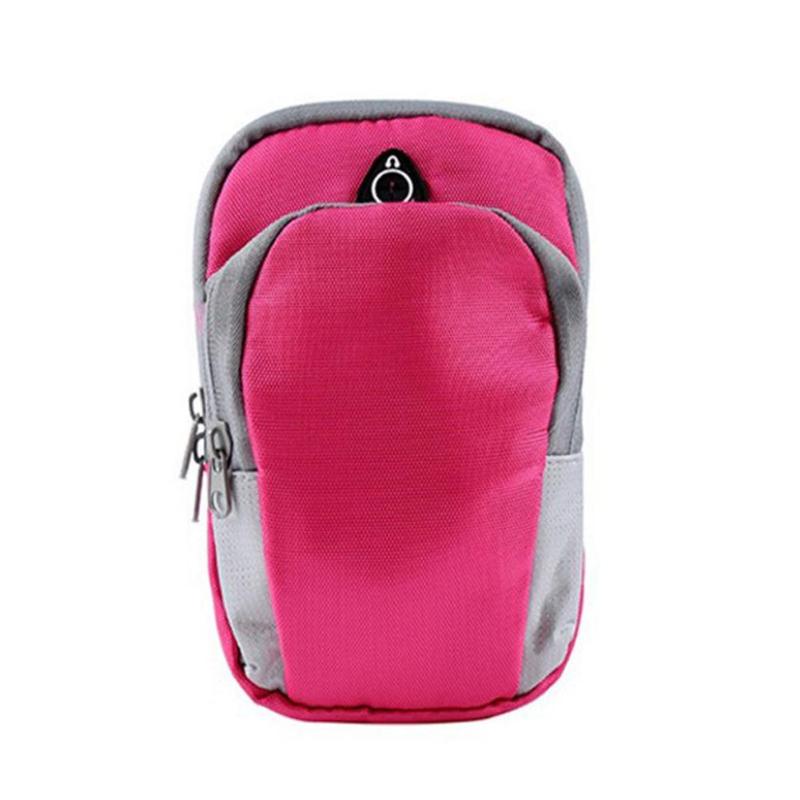 Armband Case Zippered Fitness Running Arm Band Bag Pouch Jogging Workout Cover For Less 6 inch Smart Phone High Quality Bag - ebowsos