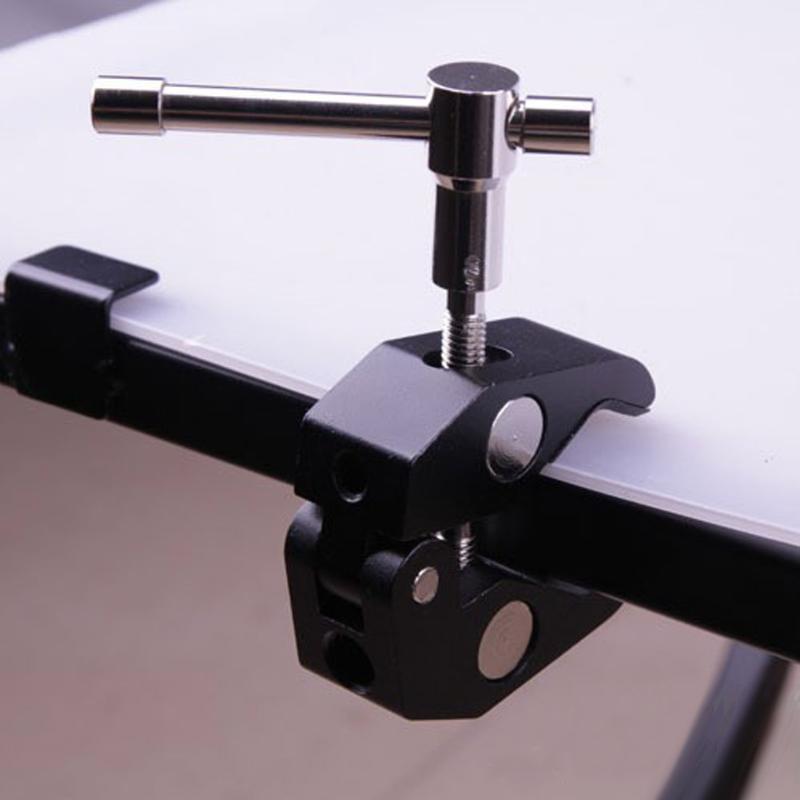 Articulated Magic Arm Crab Claw Clamp Tongs Pliers Clip Studio Flash Bracket for Boom Light Stand Boom Arm Camera Tripod Monopod - ebowsos