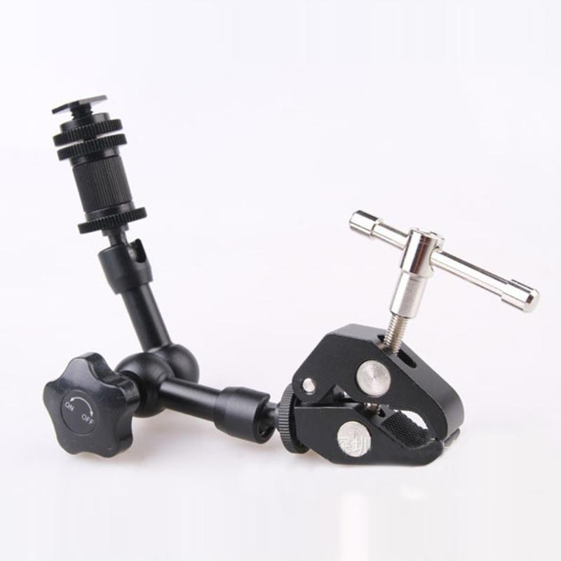 Articulated Magic Arm Crab Claw Clamp Tongs Pliers Clip Studio Flash Bracket for Boom Light Stand Boom Arm Camera Tripod Monopod - ebowsos