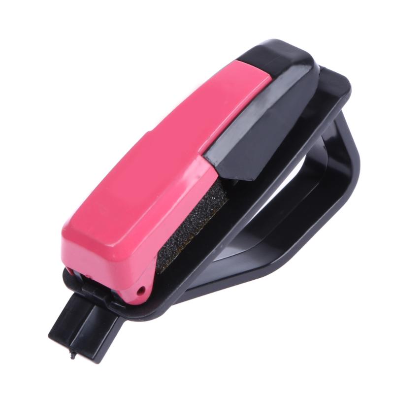 Auto Fastener Car Sun Visor Glasses Sunglasses Ticket Receipt Card Clip Storage Holder Car-styling Automobile Accessories New - ebowsos