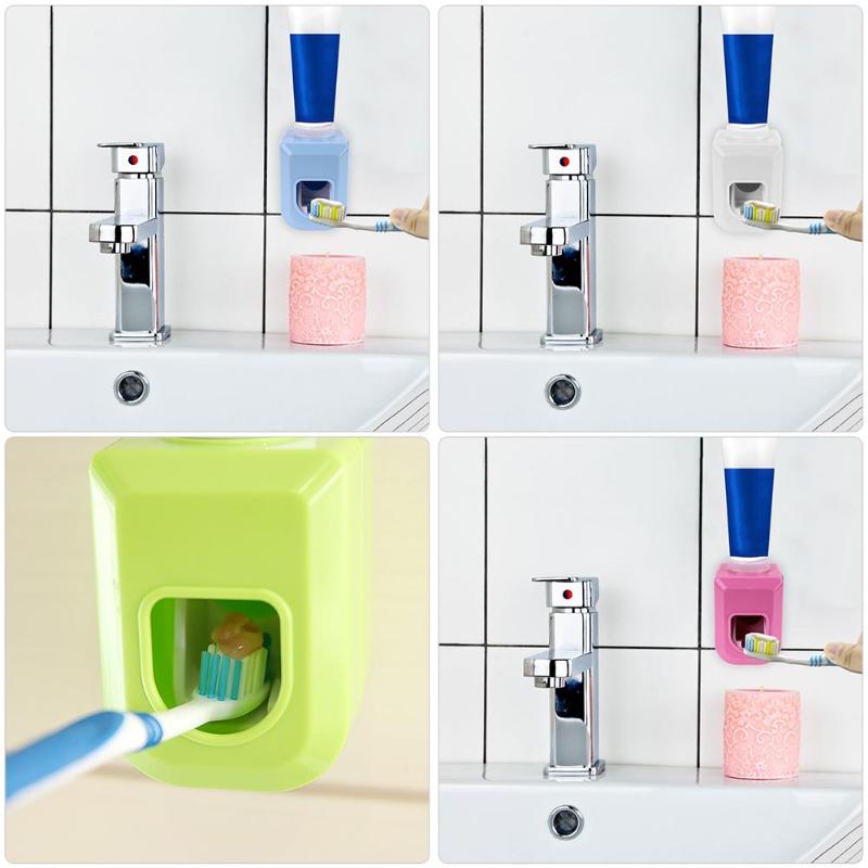 Automatic Bathroom Tube Squeezer Holder Toothpaste Dispenser Home Gadgets - ebowsos