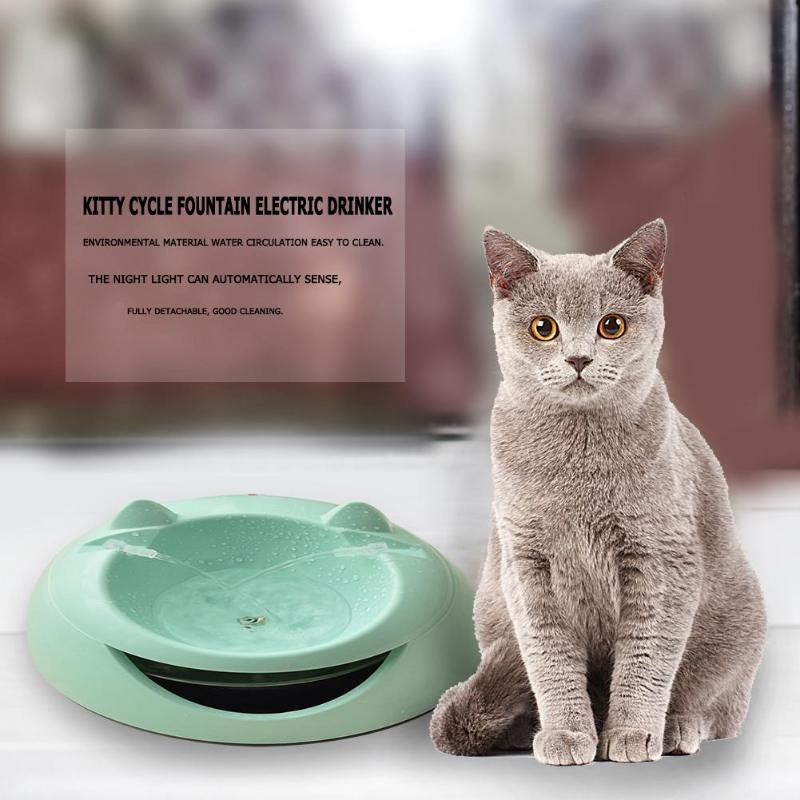 Automatic Cat Drinking Bowl Electric Fountain for Pet Water Dispenser Tool - ebowsos