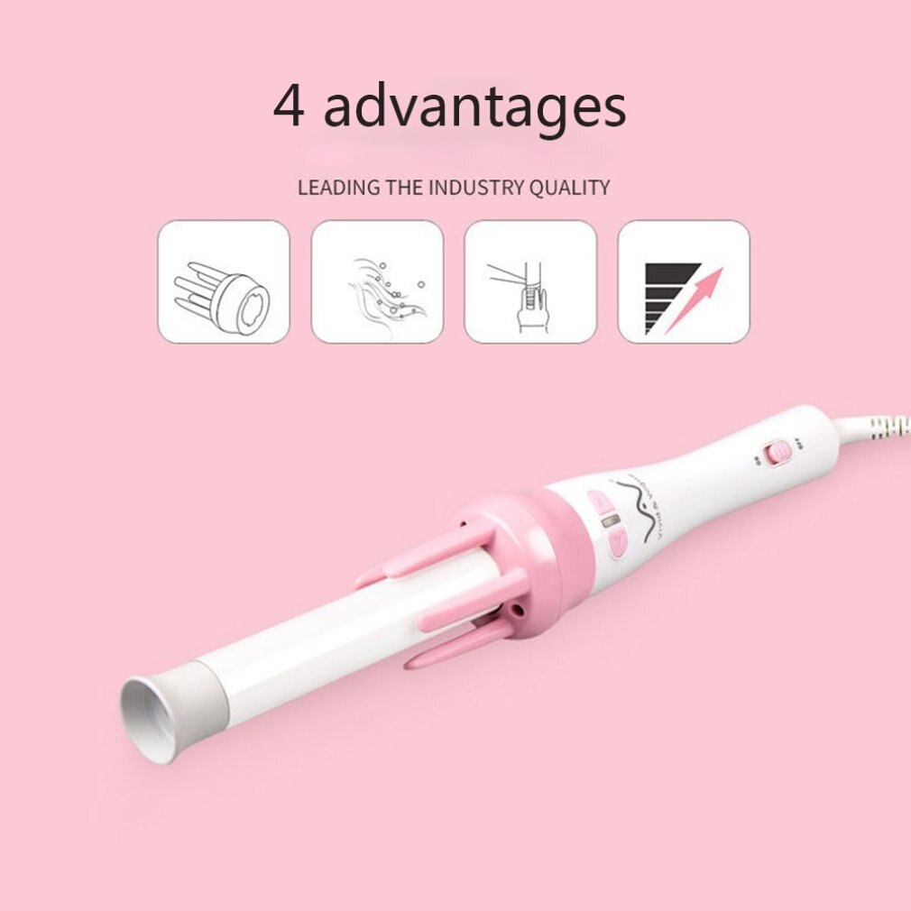Automatic Curling Iron Automatic Hair Curler Ceramic Ion Hair Curling Iron Not Hurt Hair Big Wave Curler - ebowsos