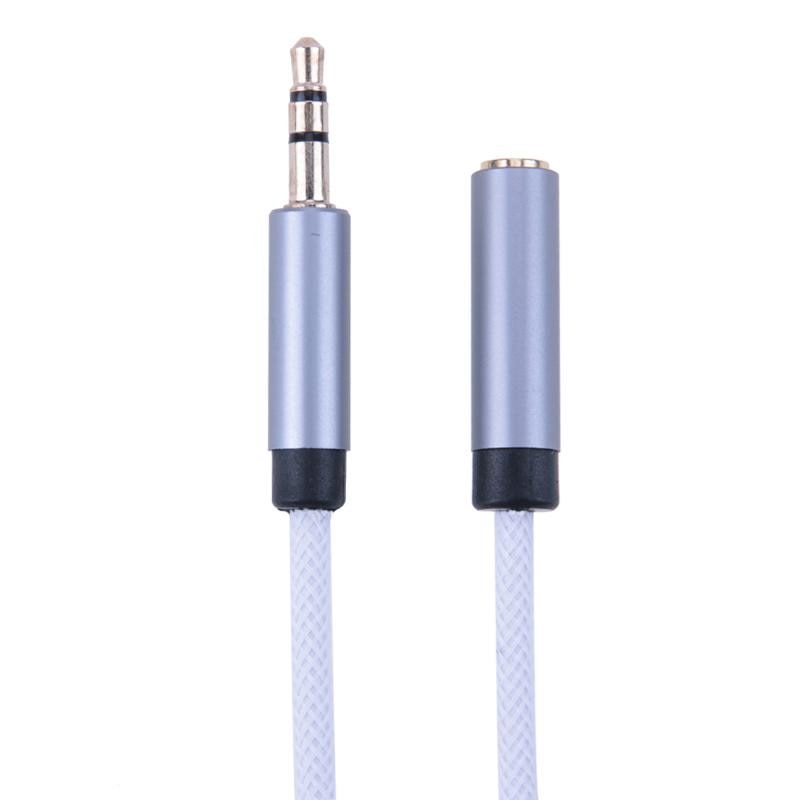 Aux cable 3.5mm male to female braid jack 3.5 plug stereo audio cable 3.5mm headphone extension cord 1m - ebowsos