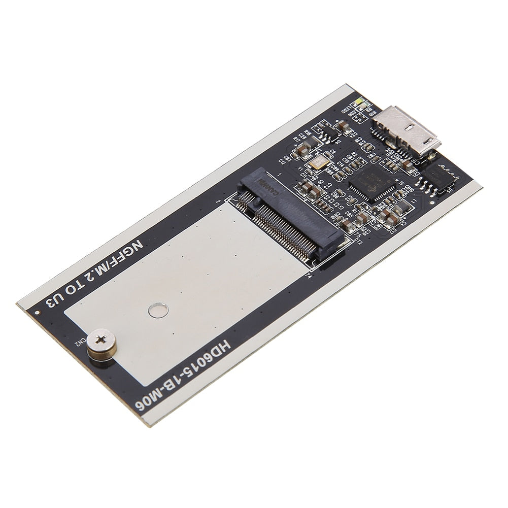 B Key M.2 NGFF SSD to USB 3.0 USB2.0 Converter Adapter Card External Enclosure Case Cover for SATA-based B Key SSD - ebowsos