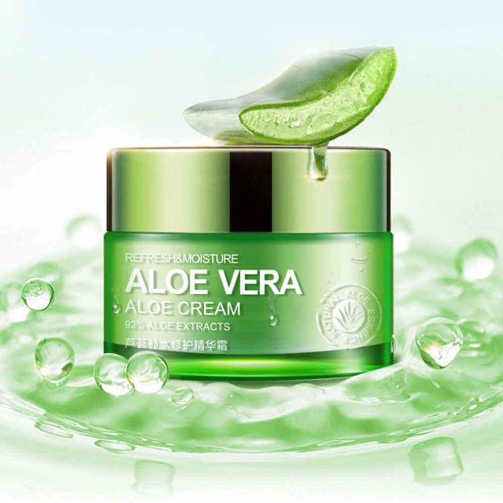 Aloe Vera Gel Smooth Moisturizing Whitening Day Cream Anti Wrinkle Anti Aging Face Cream Skin Care - ebowsos