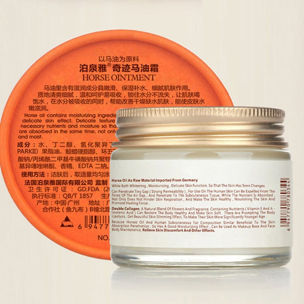 Anti-Aging Day Cream Horse Oil Cream Whitening Moisturizing Anti Wrinkle Scar Remover Cream & Moisturizer - ebowsos