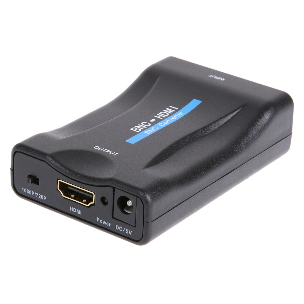 BNC to HDMI Converter HD 1080P/720P Video Adapter Surveillance Monitor Video Signals Converter with USB Cable - ebowsos