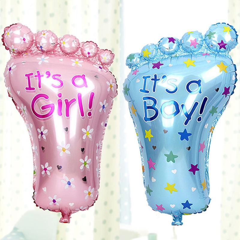 Baby Shower Boys Girls Holiday Decorations Foil Balloons Stroller - ebowsos